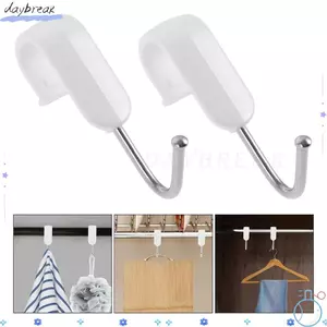 Bộ 7 Móc Kẹp Ống, Móc S xoay bằng thép không gỉ, Móc treo hạng nặng chất lượng cao Tủ quần áo