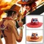 One Piece Boxer Hat Jack Hat os Western Cowboy Hat Velvet Top Hat Đạo cụ sân khấu Mũ 26.5.22