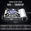 Bếp Ga Mini Maxsun MS-3800SP 2.9kW - Hàng Chính Hãng