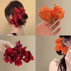 Kẹp tóc đa năng mô phỏng hoa, phù hợp cho tiệc cưới và chụp ảnh