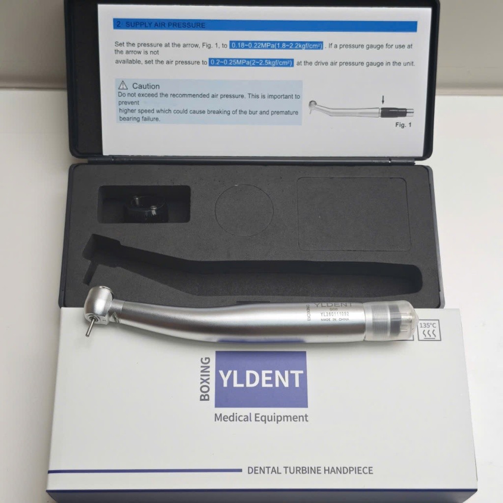 Tay khoan nhanh 1 đèn 1 tia nước YLDENT - Tay khoan nhanh nha khoa (Xuất VAT)