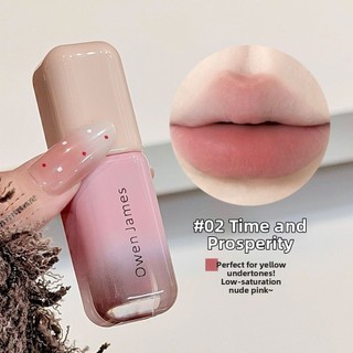 METUBE Matte Lip Gloss, Trang điểm môi Satin dưỡng ẩm, Son dưỡng môi 2,5g kết cấu kem lâu trôi cho bé gái nữ