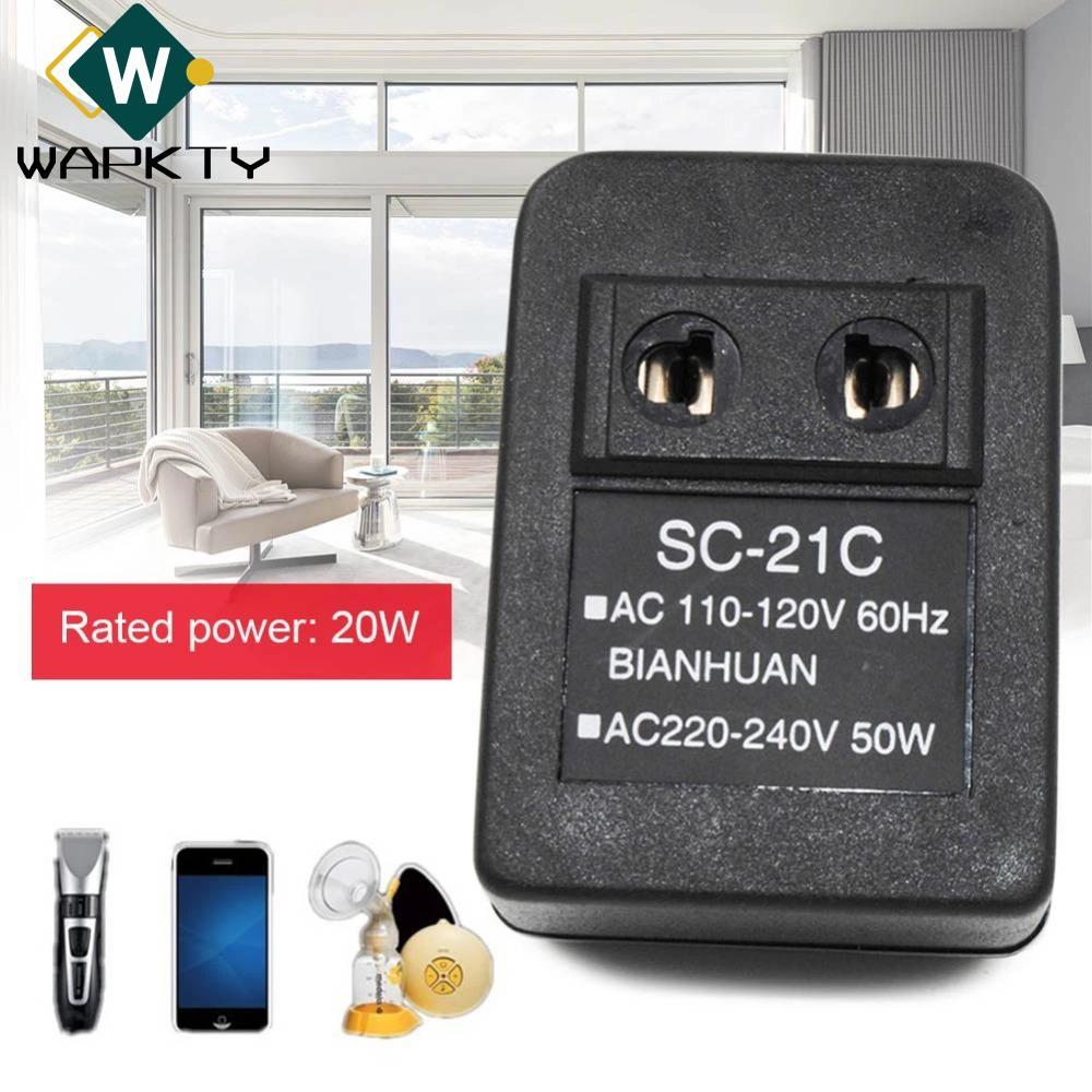 Bộ chuyển đổi điện áp WAPKTY AC110V sang 220V Bộ điều chỉnh thiết bị điện Biến áp du lịch