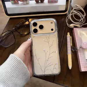Cây giống bột Đối với iPhone 1715 Case 16P Mới 1413 Mềm 12 Jane Big Hole