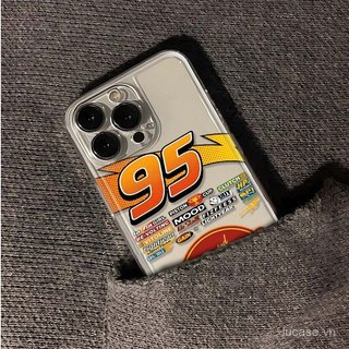 Ốp điện thoại hoạt hình hoạt hình Lightning Racing Thích hợp cho iPhone 12promax xs xr 12 13 14 15 promax 16promax 17 16 11 pro max Vỏ trong suốt linh hoạt chống sốc