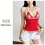 Milyfashion In Chữ Dây Cổ Sling Phong Cách Mới Ngọt Ngào Mát Slim-fit Ôm Hơn Nhìn Nhìn Nhìn Tất Cả Trận Đấu Ngắn Top U64A