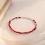 XOITU Luy Tre Handmade Bện Dây Đỏ Vòng Tay Cho Cặp Đôi Nữ Vòng Tay Có Thể Điều Chỉnh Dành Cho Người Bạn Thân Người Yêu Quà Tặng VN