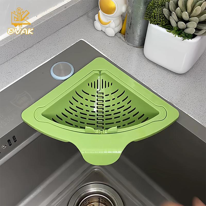 Bộ lọc bồn rửa từ tính hình tam giác Alittlesetrtu - Bộ thu gom rác thải thực phẩm nhà bếp VN