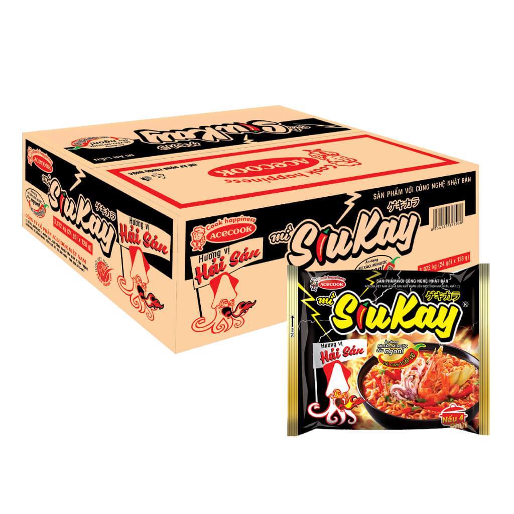 Combo 10 gói Mì hải sản SiuKay gói 128g
