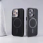 Vỏ điện thoại di động, lưới làm mát thoáng khí, khung hút từ tính, thích hợp cho iPhone 12 / 13 / 14pro / 15promax / 16, vỏ bảo vệ điện thoại di động iPhone mới.
