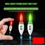 TOPTOOLCX Phao nhẹ, Led Slip Drift Tube phao câu cá điện tử, pin 311 Đèn báo phao tấn công Bobbers Câu cá đêm