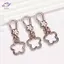 HFTOY 1 Chiếc Hoa Mùa Xuân Bule Dễ Thương Móc Khóa Ví Túi Charm Mặt Dây Chuyền Phụ Kiện Dành Cho Nữ Ví Túi Trang Trí ~