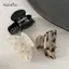 AqToCna Fahsion Đơn Giản Sáng Bóng Zircon Móng Vuốt Tóc Cho Nữ Pháp Nhỏ Đuôi Ngựa Kẹp Tóc Tính Khí Thanh Lịch Phù Hợp Với Phụ Kiện Tóc AqToCna