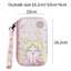 Túi tiện ích di động chống nước dâu tây dễ thương cho cáp & ổ USB