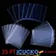 ICUCKO 10 Chiếc Hộp Đựng Thẻ Thần Tượng, Có Phim Bảo Vệ 35PT Photocard Giá Đỡ, Màn Hình PVC Trong Suốt Hình Thần Tượng Bảo Vệ Tay Áo