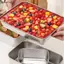 Khay đựng bánh Tiramisu bằng thép không gỉ có nắp Hộp bảo quản bánh Dụng cụ làm bánh tráng miệng gia đình VN