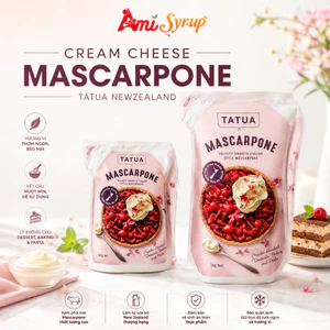Phô Mai Mascarpone Tatua New Zealand, Cream Cheese Béo Mịn Cao Cấp