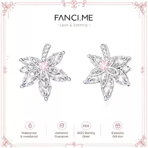 Bông tai bạc thanh lịch FANCIME “Maple Majesty ”