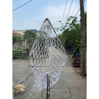 Sào rút inox và vợt hái trái cây trên cao hiệu quả tiện lợi chắc chắn dành cho nhà nông