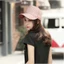 Mũ bóng chày PYCOU, Mũ Snapback lưới thoáng khí, Mũ chống nắng thời trang rỗng chống tia cực tím màu trơn dành cho nữ