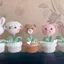 Hoàn Thành Tay Xông Hoa Len Ấm Hoa Ô Tô Động Vật Bó Hoa Nhỏ Tự Làm Phòng Khách Phong Cách Gian Hàng Móc Bó Hoa