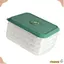 Hộp đựng thực phẩm CHEESELY, có đầu ghi thời gian có nắp Hộp đựng bánh bao, Hộp đựng thức ăn trong suốt Niêm phong tuyệt vời Dụng cụ sắp xếp bánh bao tái sử dụng cho tủ lạnh
