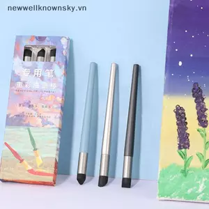 MỚI 1 / 3 Cái Có Thể Tái Sử Dụng Vẽ Nghệ Thuật Máy Xay Trộn Bút Xốp Pastel Trộn Dụng Cụ Cho Sơn Dầu SKY