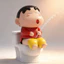 Crayon Shin-chan Nước Bắn Đồ Chơi Hình Ngộ nghĩnh Vệ Sinh Nước Bắn Đồ Chơi Mới Lạ Đồ Chơi Trang Trí Giải Nén Đồ Chơi