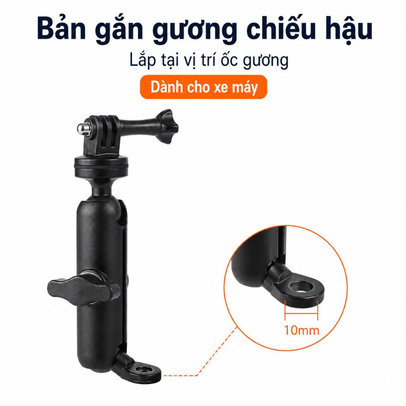 Giá đỡ camera hành trình,cho xe đạp xe máy,gắn chụp ảnh khi di chuyển, phù hợp với nhiều loại máy ảnh