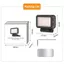 Chiếu sáng chụp ảnh WANYEDI, Đèn LED lấp đầy từ tính 3 màu có thể điều chỉnh, Đèn Video nhẹ phát hành nhanh có thể gập lại cho phụ kiện chiếu sáng máy ảnh DJI Osmo Nano