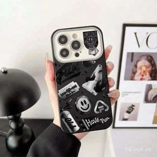 Niche Họa tiết sơn hợp thời trang độc đáo Thay đổi ngay lập tức thành 17 Ốp lưng kiểu dáng mới nhất Thích hợp cho iphone 13promax / 12 / 16 / 11promax / 16pro / 17 / 15promax / 17promax Ốp điện thoại chống va đập