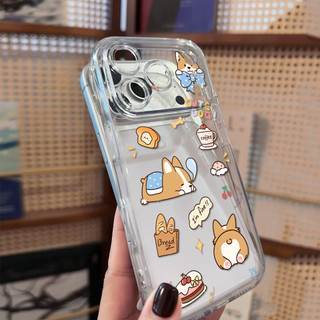 Thức ăn cho chó và mèo dễ thương ỐP đIệN ThoạI Cho IPhone 17 16PRO 15Plus 14 13 12 11 Promax XR XSMAX ốP Silicon TPU MềM