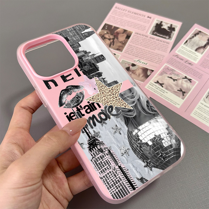 Ốp lưng điện thoại họa tiết nơ đỏ cho iPhone 17/16 Pro (Max/15/14/13/12/11)