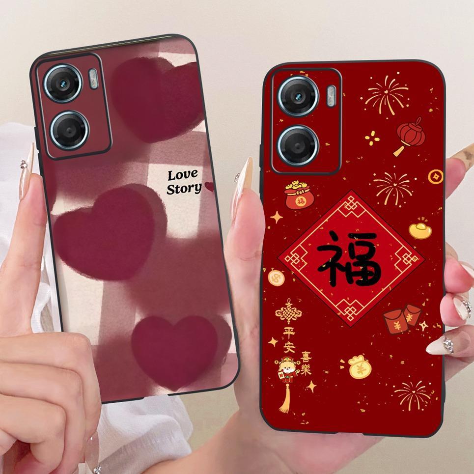 Dành Cho Motorola Moto G06 / G06 Điện Thoại Ốp Lưng Mèo Dễ Thương Đáng Yêu May Mắn Túi In Hình Ốp Lưng Silicon Màu Đen Mềm
