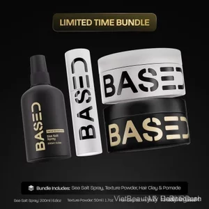 BASED Ultimate cho tóc thẳng/xoăn| Bột tạo kết cấu, đất sét, pomade, muối biển| Dựa trên cơ sở Bodyworks| Cả hai