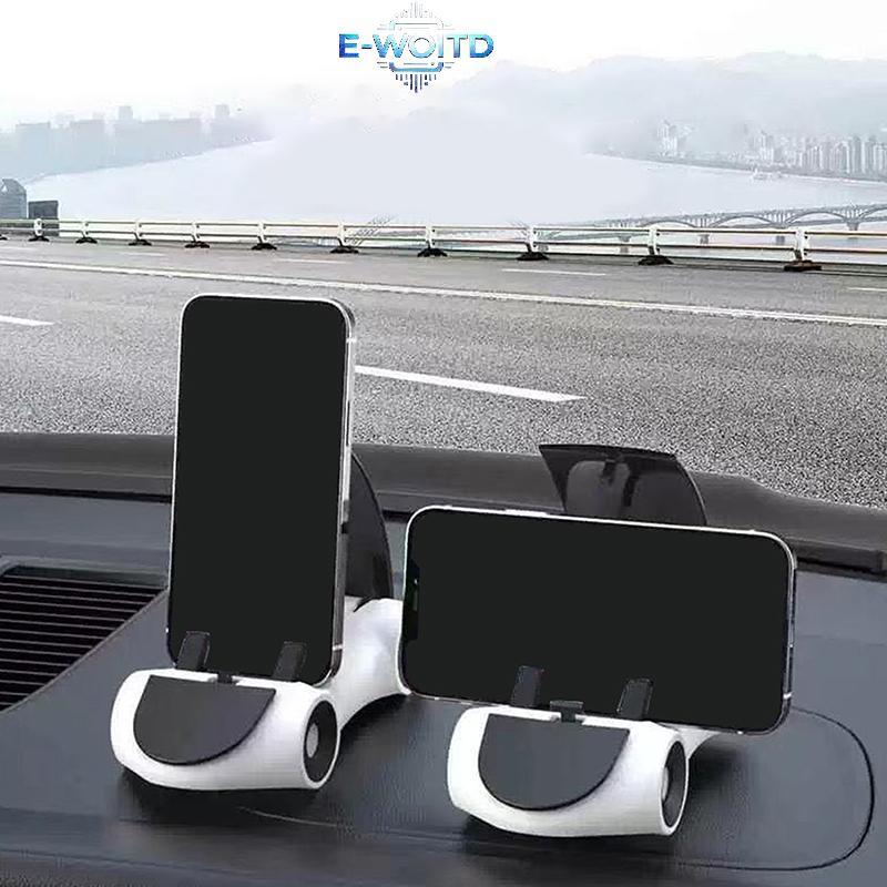 E-WOITD 360° Giá đỡ điện thoại mô hình ô tô xoay Giá đỡ tự dính Giá đỡ chắc chắn cho điện thoại thông minh Bảng điều khiển và ứng dụng nội thất E-WOITD