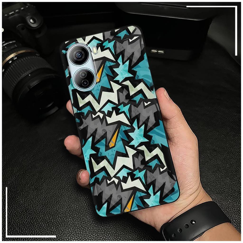 Graffiti Dễ Thương Ốp lưng ZTE Libero 5G IV / Nubia Ivy Chống Thấm Nước Bảo Vệ Túi Điện Thoại Chống Sốc Bọc Toàn Bộ Vỏ Mềm Ốp Lưng Hoạt Hình Thiết Kế Thời Trang Chống Bụi Bẩn Bền