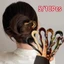 Mới 5 / 10 Chiếc Thanh Lịch Hình Chữ U Sóng Nĩa Tóc 13cm Acrylic Kẹp Tóc Cho Nữ Hàng Ngày Bun Kiểu Tóc Phụ Kiện