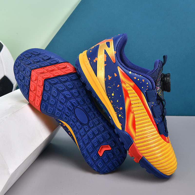Phong Cách Mới Giày Bóng Đá Trẻ Em Chuyên Nghiệp TF Spikes Thi Đấu Huấn Luyện Giày Thể Thao Trẻ Em Size 28 WXIQ