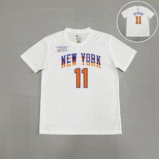 New York Knicks Xuất hiện Mỹ Bộ đồ tập bóng rổ Jeremy Brenson Áo thun khô nhanh thoáng khí Bộ đồ chụp