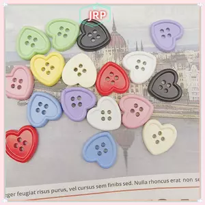 JRP 20 Cái / bộ Nút Cho Kim Chỉ Nút May Trái Tim Cho Quần Áo Tự Làm Phụ Kiện Trang Trí Thủ Công Tiếp Liệu JRP