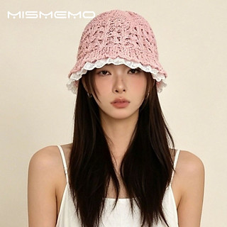 MISMEMO Ren Rỗng Xô Mũ Nữ Mùa Hè Phong Cách Hàn Quốc Phù Hợp Với Thể Hiện Mặt Nhỏ Phong Cách Nhật Bản Mũ Xô