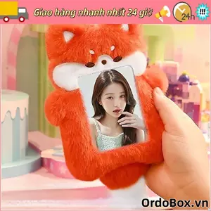 ORDOBOX Photocard, Phim hoạt hình dễ thương Photocard sang trọng, Hình ảnh thần tượng Vỏ bảo vệ Túi đựng thẻ sinh viên Móc khóa Hình ngôi sao Hộp đựng thẻ ảnh