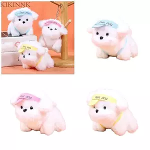 KIKIN Sáng Tạo Động Vật Móc Khóa Con Chó Con Sang Trọng Trang Trí Mặt Dây Chuyền Cho Ba Lô Cặp Đôi Quà Tặng Thiết Thực Phụ Kiện Học Tập Thú Cưng Lo