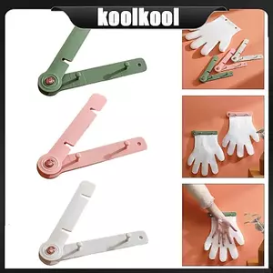 Kool 2 Chiếc Vệ Sinh Dùng Một Lần Găng Tay Treo Tường Tổ Chức Bảo Quản Kẹp Phụ Kiện Nhà Bếp