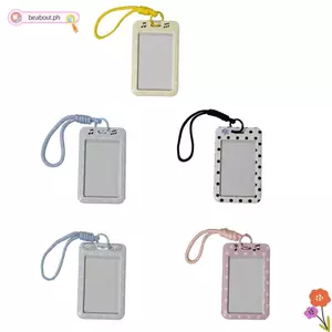 Vỏ thẻ BEABOUT, Hộp đựng thẻ Photocard đa chức năng chấm bi, Túi INS Mặt dây chuyền tay áo thẻ tín dụng Thẻ ID lưu trữ