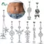 Springevenstar Phong Cách Bướm Hoa Rốn Trang Sức Hoa Hồng Thiết Kế Chìa Khóa Cho Bụng Xuyên Springevenstar