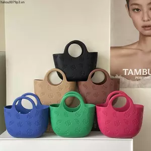 2026 Phong Cách Mới Túi EVA Di Động Túi Đựng Đồ Lặt Vặt Nhẹ Đi Biển Chống Thấm Nước Dung Tích Lớn Túi Đựng Rau Thời Trang Túi