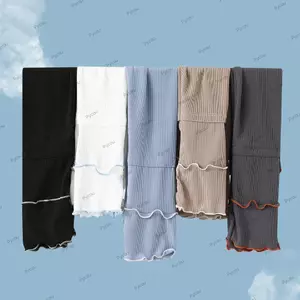 Tay áo PYCOU, Tay áo chống nắng cỡ lớn, Bảo vệ tia cực tím thời trang Màu trơn Làm mát thoáng khí Vỏ cánh tay thể thao ngoài trời