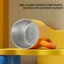 Cốc cách nhiệt WANYEDI, có tay cầm nắp Cốc cà phê di động chống bỏng, Cốc nước cách nhiệt tường đôi bằng thép không gỉ 304 Văn phòng